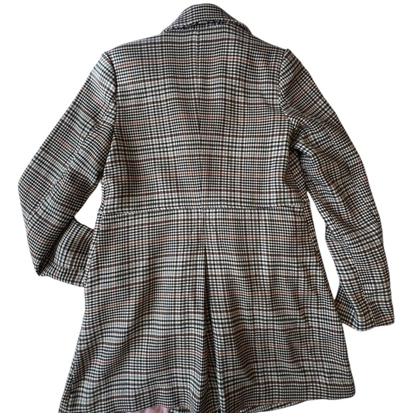 H&M Plaid peacoat size 10 NWOT - Picture 6 of 9